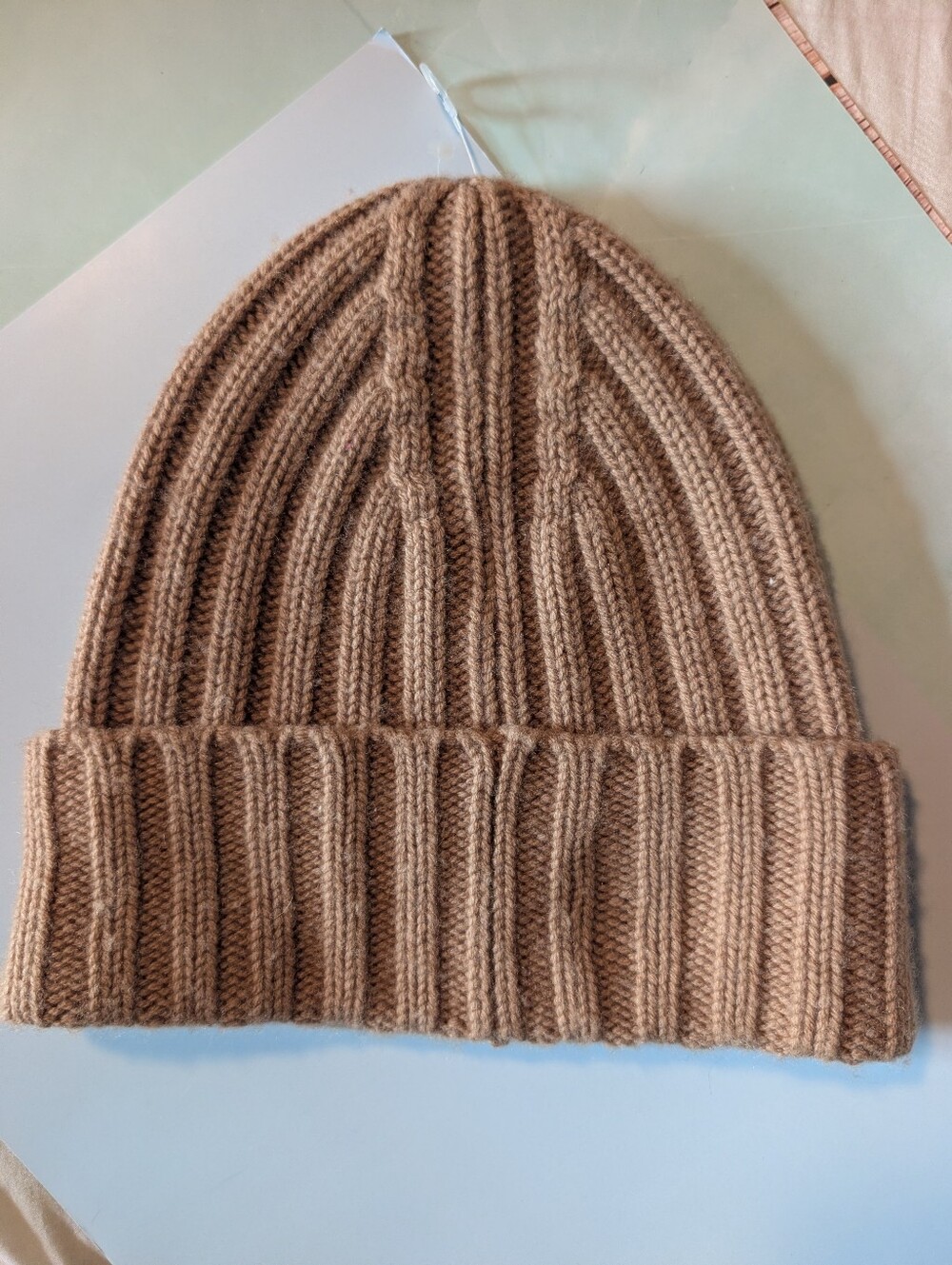 Vince Cashmere Ribbed Beanie - Picture 2 of 7